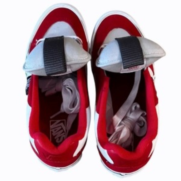 Vans Mens Chukka Push Shoes Size 7.5 Red‎ Gray White main image 7